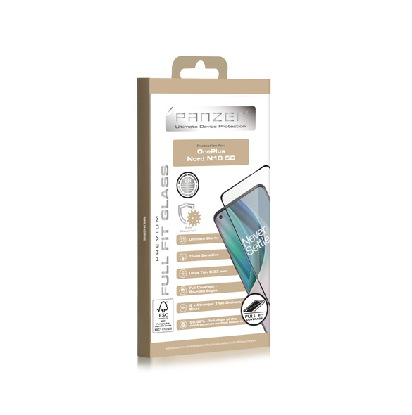 Panzer OnePlus Nord N10 5G Full-fit glas - Svart