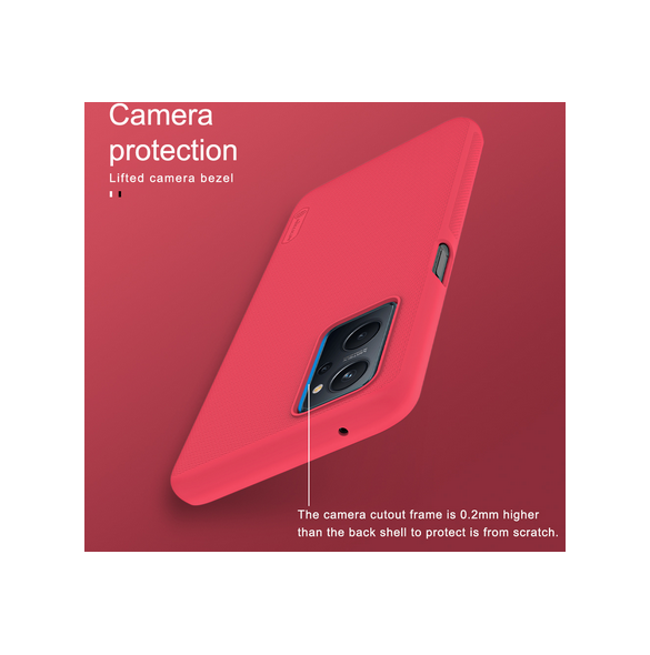 Nillkin Super Frosted Back Cover för Realme 9i - Påfågelblå