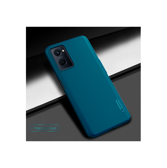 Nillkin Super Frosted Back Cover för Realme 9i - Påfågelblå