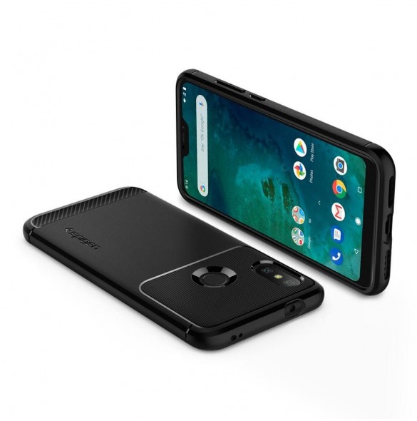 Svart och väldigt snyggt skydd till XIAOMI MI A2 LITE / REDMI 6 PRO.