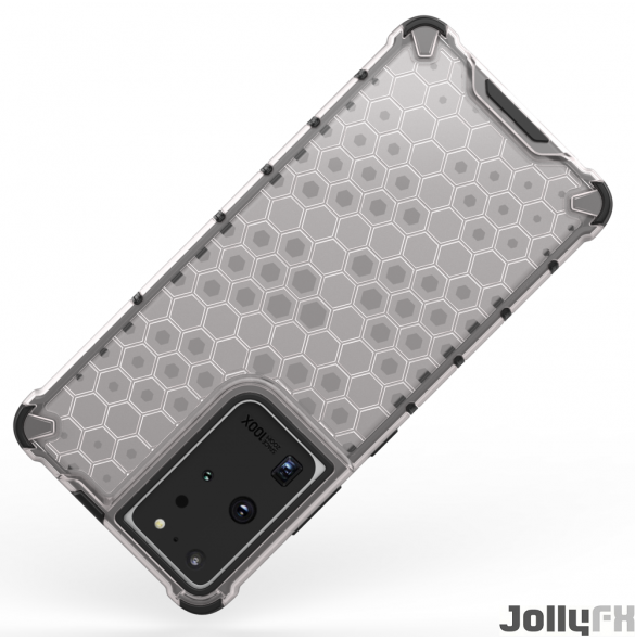 Svart och väldigt stilrent skal till Samsung Galaxy S22 Ultra.