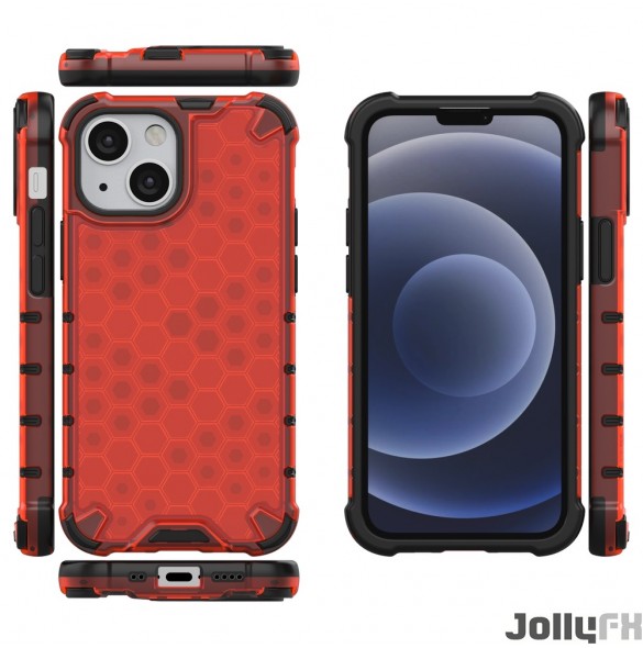 Med detta skal kommer du att vara lugn för iPhone 13 Mini väldigt snyggt skydd från JollyFX.