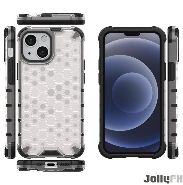 Med detta skal kommer du att vara lugn för iPhone 13 Mini väldigt snyggt skydd från JollyFX.