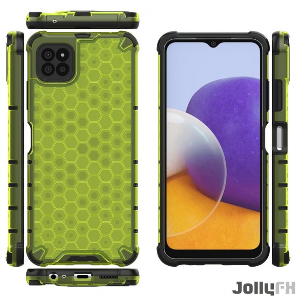 Med detta fodral kommer du att vara lugn för Samsung Galaxy A22 5G väldigt snyggt skydd från JollyFX.