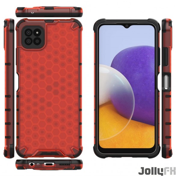 Med detta fodral kommer du att vara lugn för Samsung Galaxy A22 5G väldigt snyggt skydd från JollyFX.