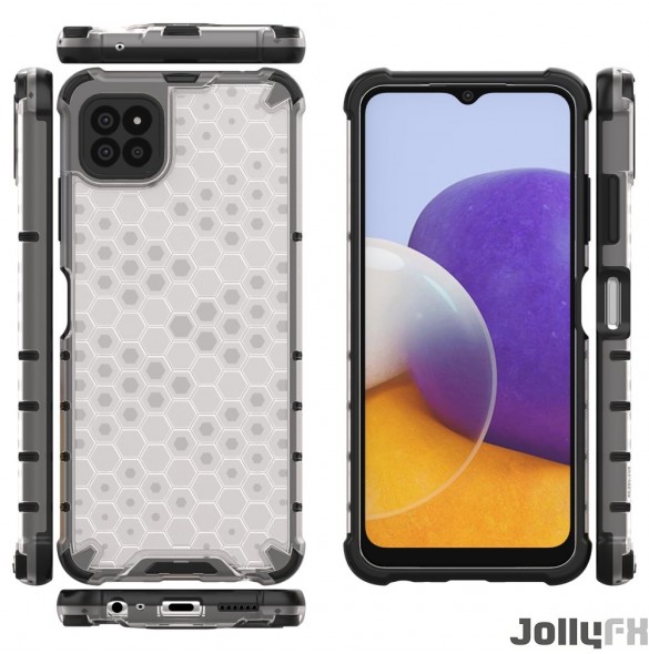 Med detta fodral kommer du att vara lugn för Samsung Galaxy A22 5G väldigt snyggt skydd från JollyFX.