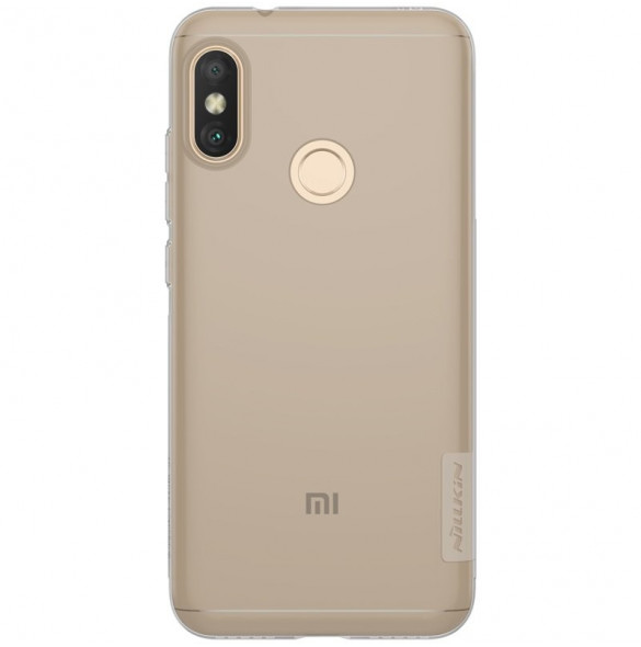 Grå och väldigt snyggt skydd till Xiaomi Redmi Note 6 Pro.