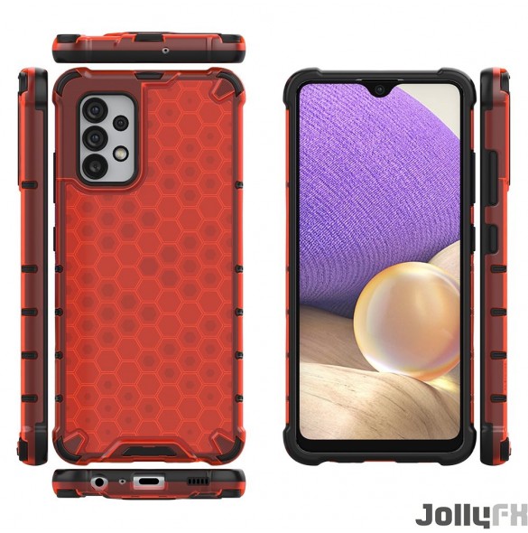 Med detta fodral kommer du att vara lugn för Samsung Galaxy A32 4G väldigt snyggt skydd från JollyFX.
