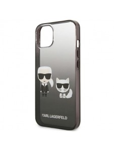 Med detta skal kommer du att vara lugn för iPhone 13 Mini väldigt snyggt skydd från Karl Lagerfeld.