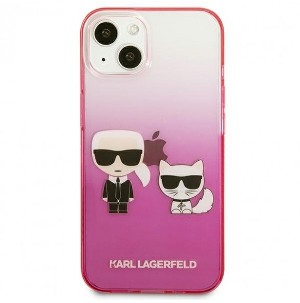 iPhone 13 Mini och väldigt snyggt skydd från Karl Lagerfeld.