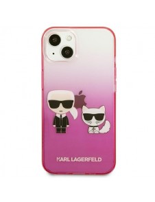 iPhone 13 Mini och väldigt snyggt skydd från Karl Lagerfeld.