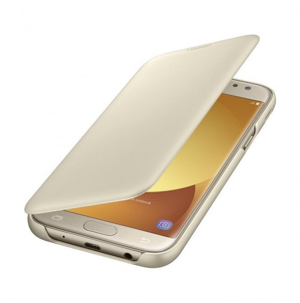 Samsung EF-WJ530CFE Folio Case Till Galaxy J5 2017 - Gold