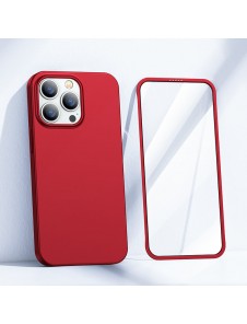 Rött och väldigt stilrent skal till iPhone 13 Pro Max.