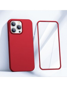 Rött och väldigt stilrent skal till iPhone 13 Pro Max.