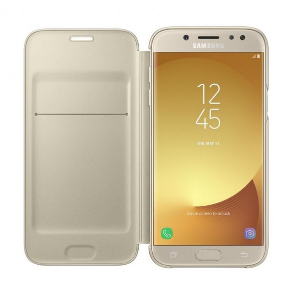 Samsung EF-WJ530CFE Folio Case Till Galaxy J5 2017 - Gold