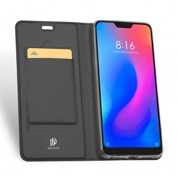 Grå och väldigt snyggt skydd till Xiaomi Redmi Note 6 Pro.