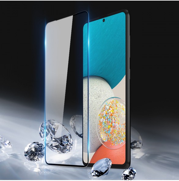 Dux Ducis 9D härdat glas helskärm 9H helskärmshärdat glas med ram för Samsung Galaxy A53 5G - Svart (väskvänlig)