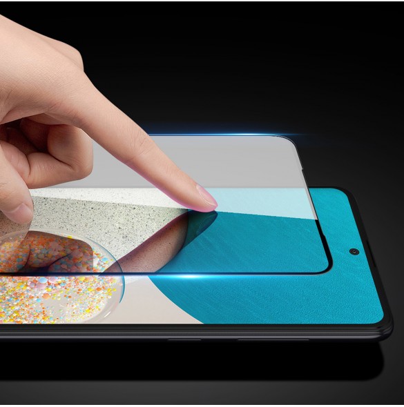 Dux Ducis 9D härdat glas helskärm 9H helskärmshärdat glas med ram för Samsung Galaxy A53 5G - Svart (väskvänlig)