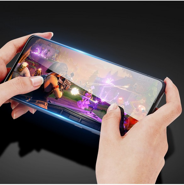 Dux Ducis 9D härdat glas helskärm 9H helskärmshärdat glas med ram för Samsung Galaxy A73 - Svart (väskvänlig)