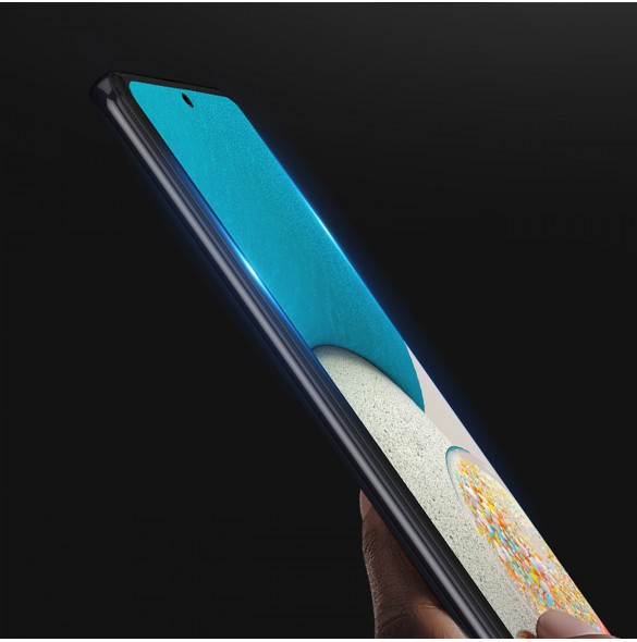 Dux Ducis 9D härdat glas helskärm 9H helskärmshärdat glas med ram för Samsung Galaxy A73 - Svart (väskvänlig)