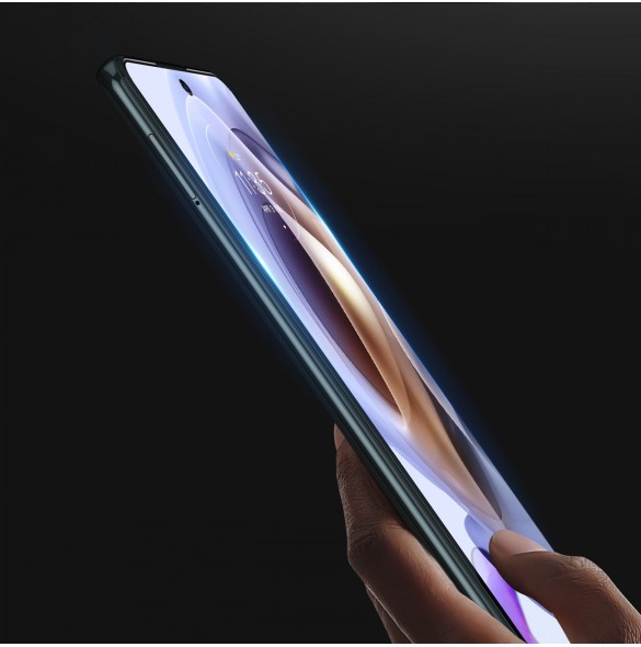Dux Ducis 9D härdat glas helskärm 9H helskärmshärdat glas med ram för Motorola Moto G41 / G31 - Svart (väskvänlig)