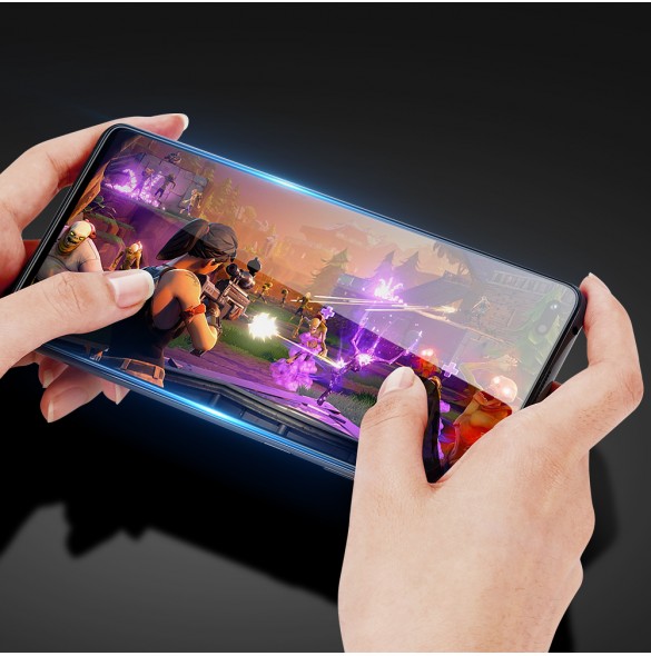Dux Ducis 9D Tempered Glass helskärm 9H helskärmshärdat glas med ram för Huawei Honor 50 Lite - Svart (väskvänlig)