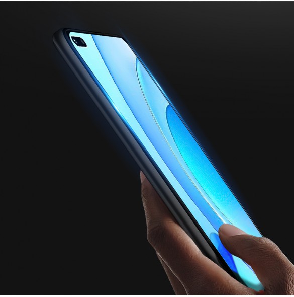 Dux Ducis 9D Tempered Glass helskärm 9H helskärmshärdat glas med ram för Huawei Honor 50 Lite - Svart (väskvänlig)