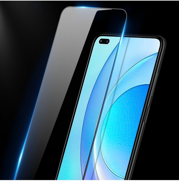 Dux Ducis 9D Tempered Glass helskärm 9H helskärmshärdat glas med ram för Huawei Honor 50 Lite - Svart (väskvänlig)