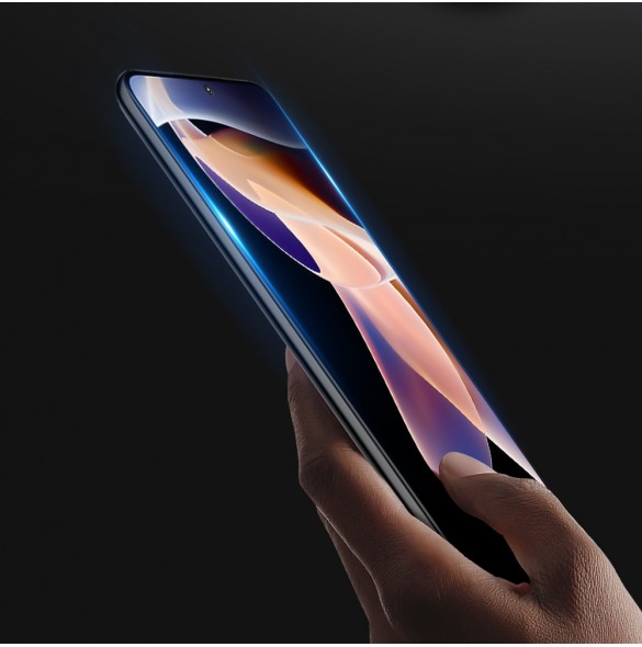 Dux Ducis 9D Tempered Glass helskärm 9H helskärmshärdat glas med ram för Xiaomi Redmi Note 11 Pro Plus / 11 Pro - Svart