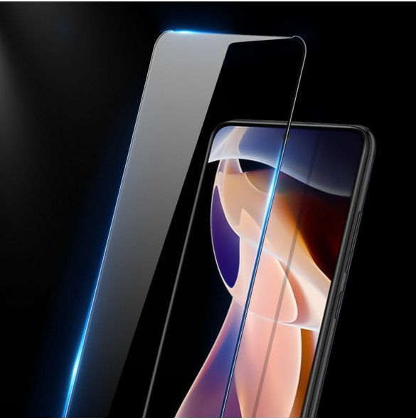 Dux Ducis 9D Tempered Glass helskärm 9H helskärmshärdat glas med ram för Xiaomi Redmi Note 11 Pro Plus / 11 Pro - Svart