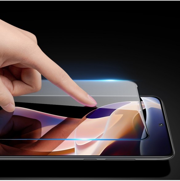 Dux Ducis 9D Tempered Glass helskärm 9H helskärmshärdat glas med ram för Xiaomi Redmi Note 11 Pro Plus / 11 Pro - Svart