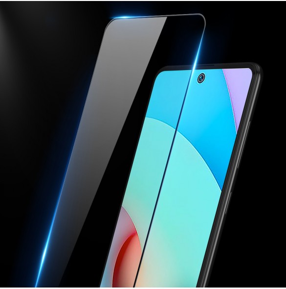 Dux Ducis 9D Tough Screen Protector i härdat glas täckt med ram för Xiaomi Redmi 10 - Svart (väskvänlig)