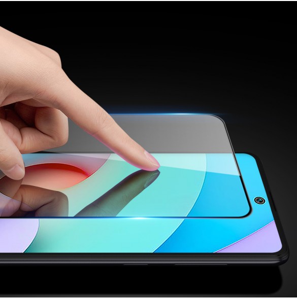 Dux Ducis 9D Tough Screen Protector i härdat glas täckt med ram för Xiaomi Redmi 10 - Svart (väskvänlig)