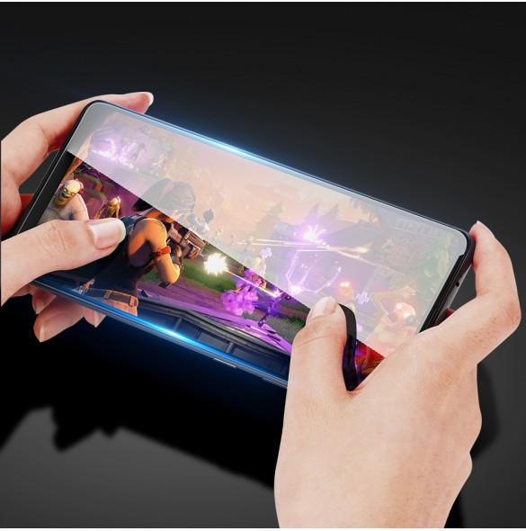 Dux Ducis 9D Tough Screen Protector i härdat glas heltäckande med ram för Motorola Moto G60S / Moto G60 - Svart (väskvänlig)