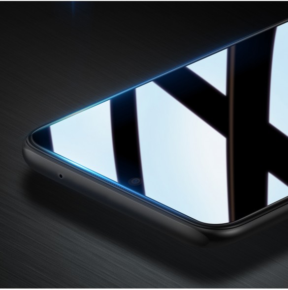 Dux Ducis 9D Tough Screen Protector i härdat glas täckt med ram för Motorola Moto Edge 20 Lite - Svart (väskvänlig)
