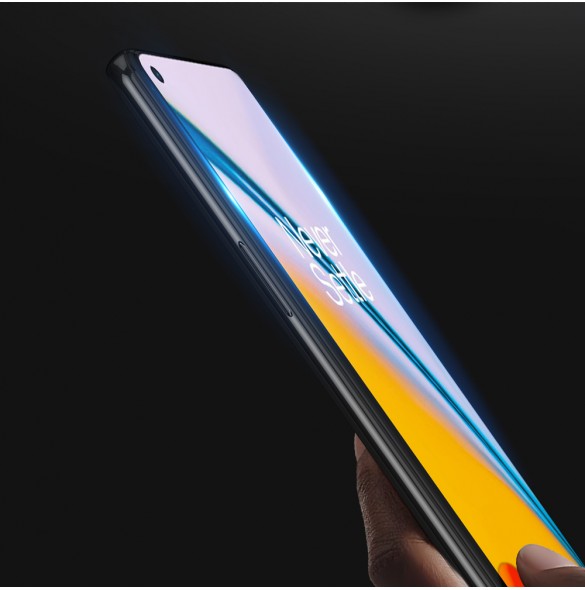 Dux Ducis 9D Tough Screen Protector i härdat glas täckt med ram för OnePlus Nord 2 5G - Svart (väskvänlig)