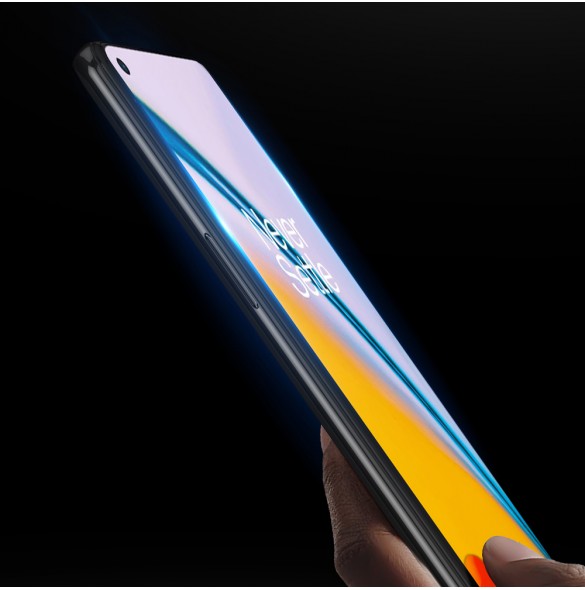Dux Ducis 9D Tough Screen Protector i härdat glas täckt med ram för OnePlus Nord 2 5G - Svart (väskvänlig)