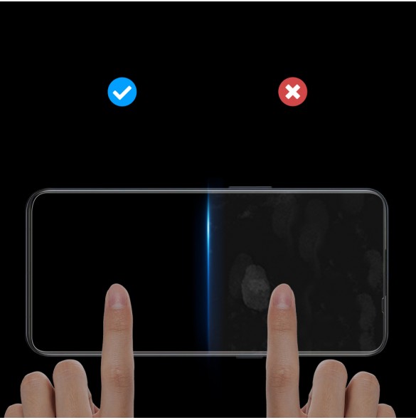 Dux Ducis 9D Tough Screen Protector i härdat glas täckt med ram för OnePlus Nord 2 5G - Svart (väskvänlig)