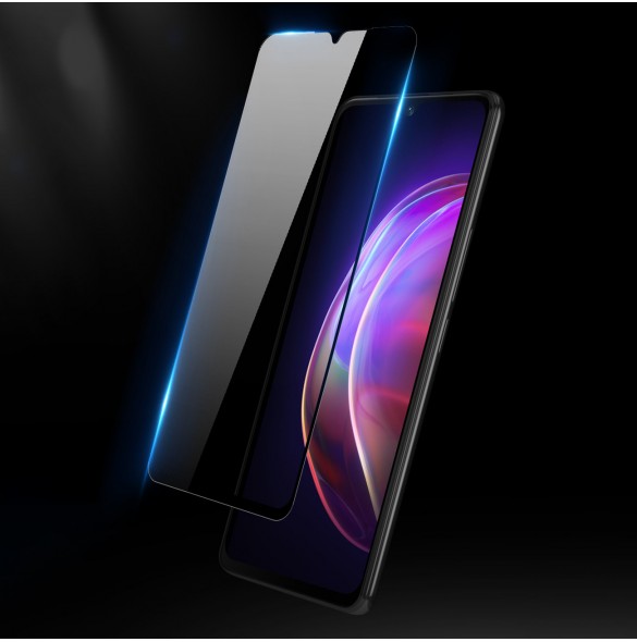 Dux Ducis 9D Tough Screen Protector i härdat glas heltäckt med ram för Vivo V21 5G / V21 4G - Genomskinligt (väskvänlig)