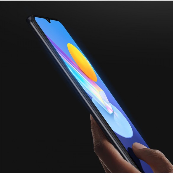 Dux Ducis 9D Tough Screen Protector i härdat glas helt täckt med ram för Vivo Y72 5G - Genomskinligt (väskvänlig)