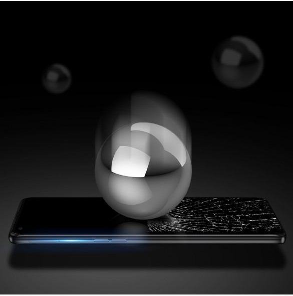 Dux Ducis 9D Tough Screen Protector i härdat glas heltäckt med ram för OnePlus Nord CE 5G - Genomskinligt (väskvänlig)