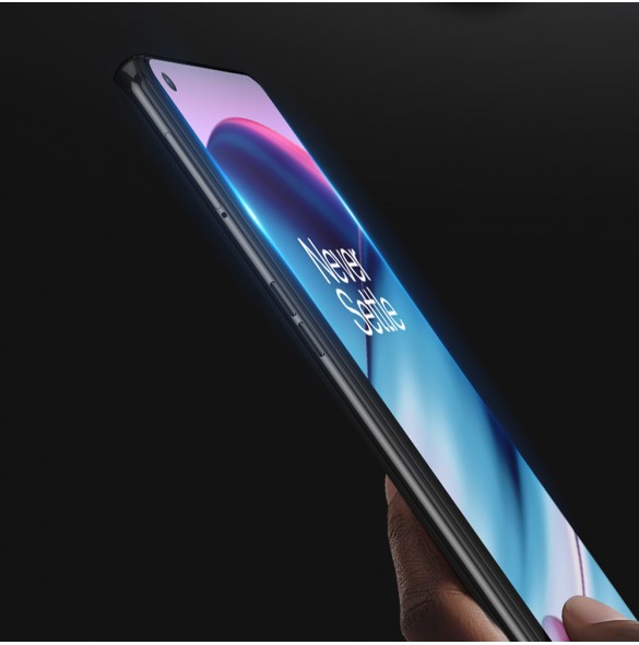 Dux Ducis 9D Tough Screen Protector i härdat glas heltäckt med ram för OnePlus Nord CE 5G - Genomskinligt (väskvänlig)