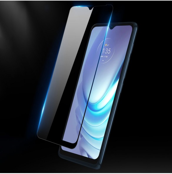 Dux Ducis 9D Tough Screen Protector i härdat glas heltäckande med ram för Motorola Moto G50 - Genomskinligt (väskvänlig)