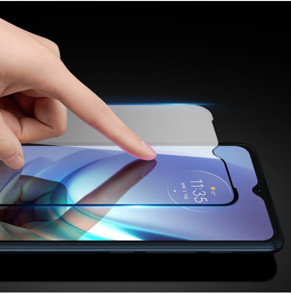 Dux Ducis 9D Tough Screen Protector i härdat glas heltäckande med ram för Motorola Moto G50 - Genomskinligt (väskvänlig)
