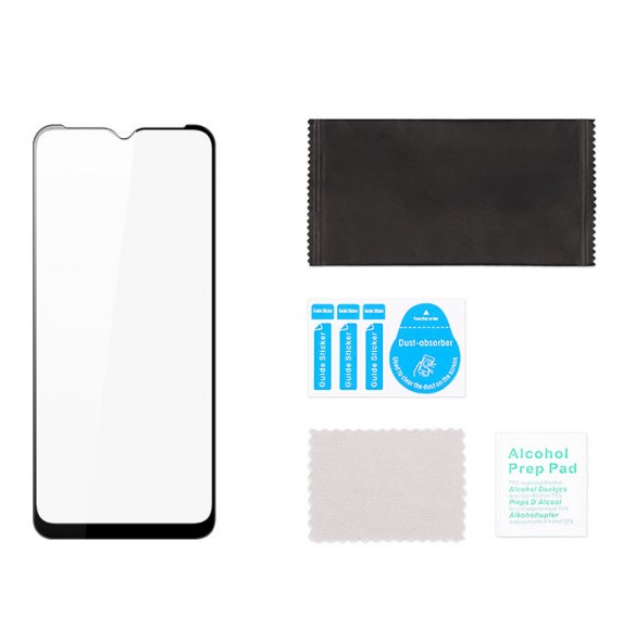 Dux Ducis 9D Tough Screen Protector i härdat glas heltäckande med ram för Motorola Moto G50 - Genomskinligt (väskvänlig)