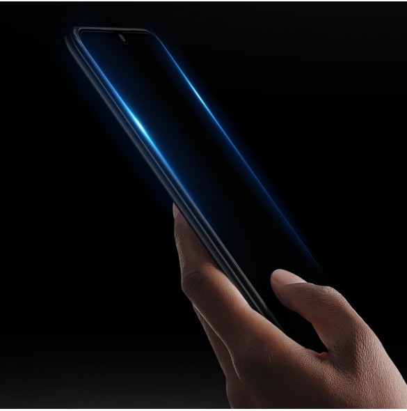 Dux Ducis 9D Tough Screen Protector i härdat glas täckt med ram för Samsung Galaxy A22 4G - Svart (väskvänlig)