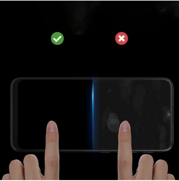 Dux Ducis 9D Tough Screen Protector i härdat glas täckt med ram för Motorola Moto G10 / Moto G20 / Moto G30 - Svart (väskvänlig)