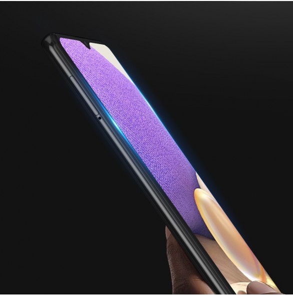 Dux Ducis 9D Tough Screen Protector i härdat glas täckt med ram för Samsung Galaxy A32 5G - Svart (väskvänlig)
