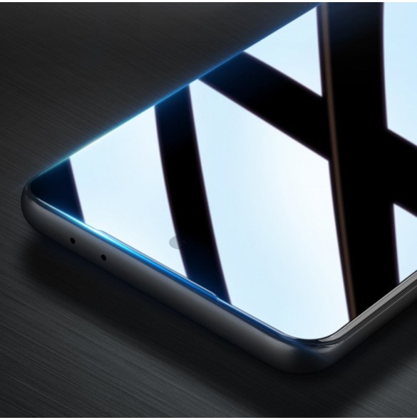 Dux Ducis 9D Tough Screen Protector av härdat glas täckt med ram för Samsung Galaxy S21 Ultra 5G - Svart (välvänlig)