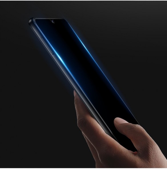 Dux Ducis 9D Tough Screen Protector i härdat glas täckt med ram för Samsung Galaxy A12 / Galaxy M12 - Svart (välvänlig)